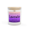 Frosted Glass Candle, 11oz