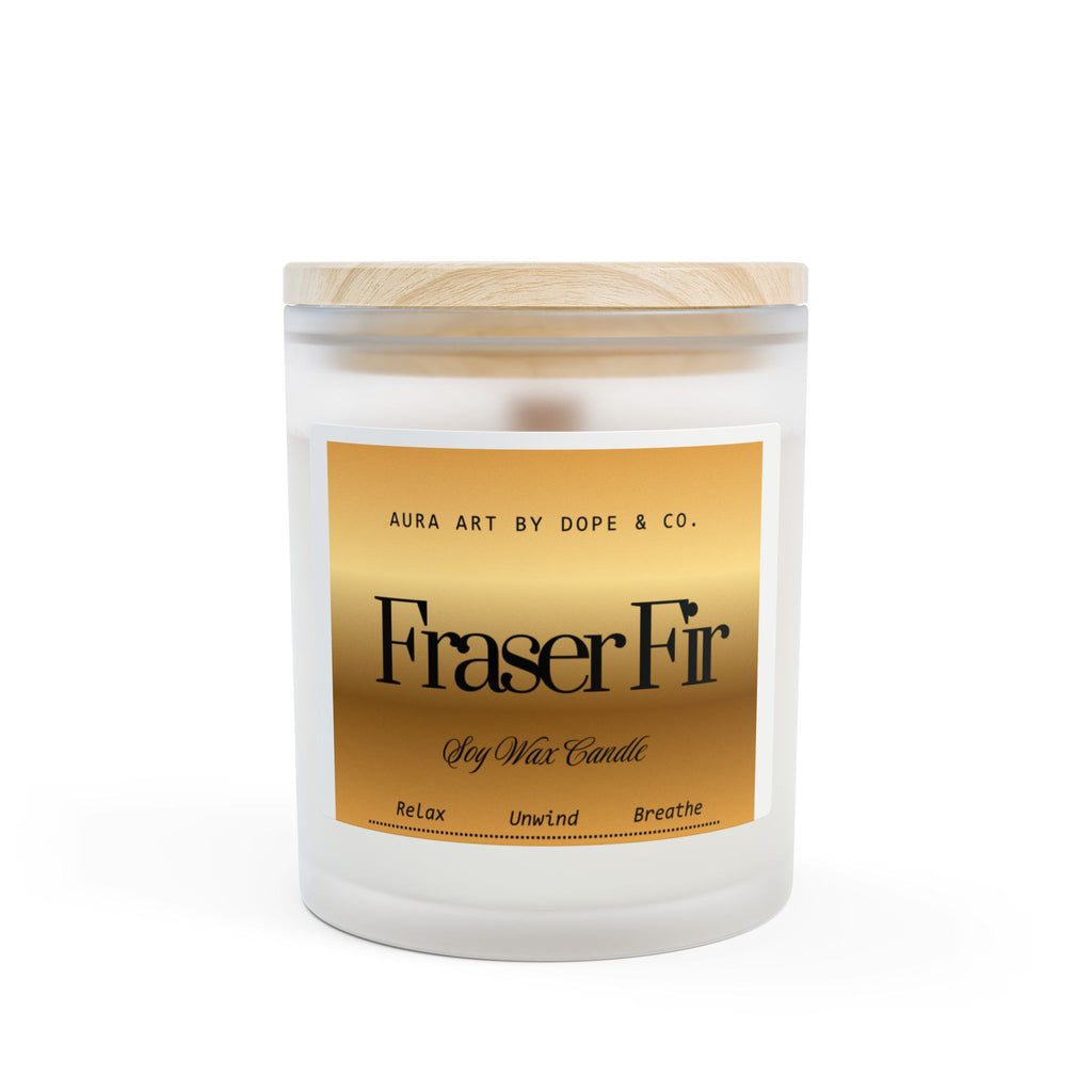 Frosted Glass Candle, 11oz