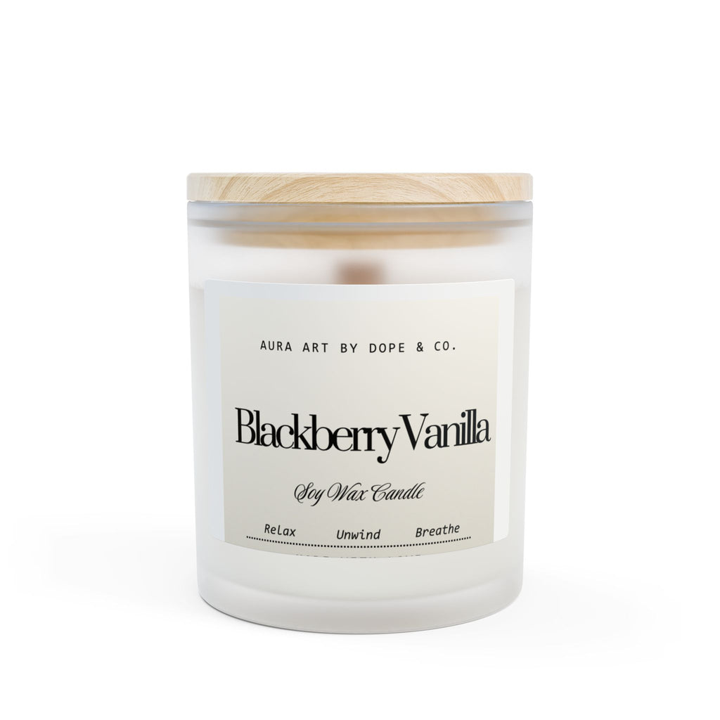 Frosted Glass Candle, 11oz