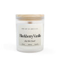 Frosted Glass Candle, 11oz