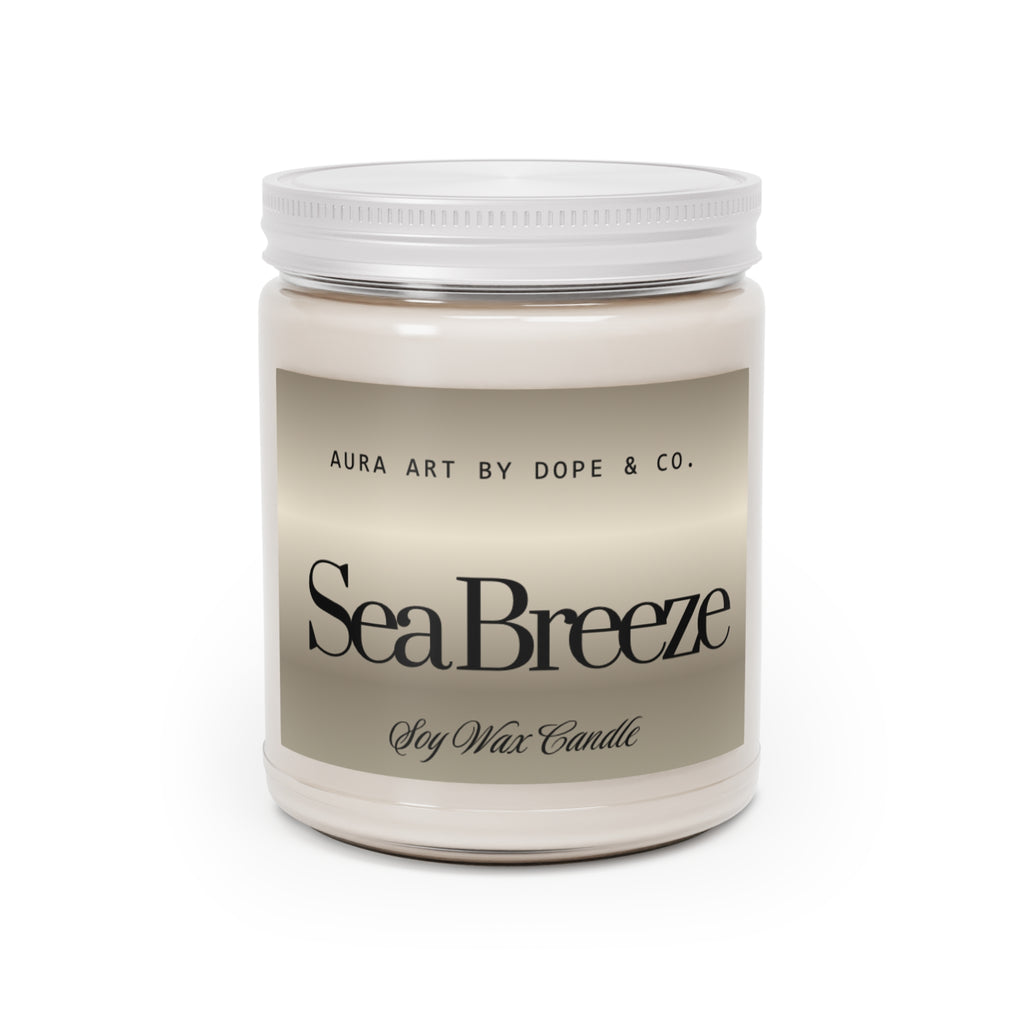 Scented Soy Candles with White Lid, 9oz