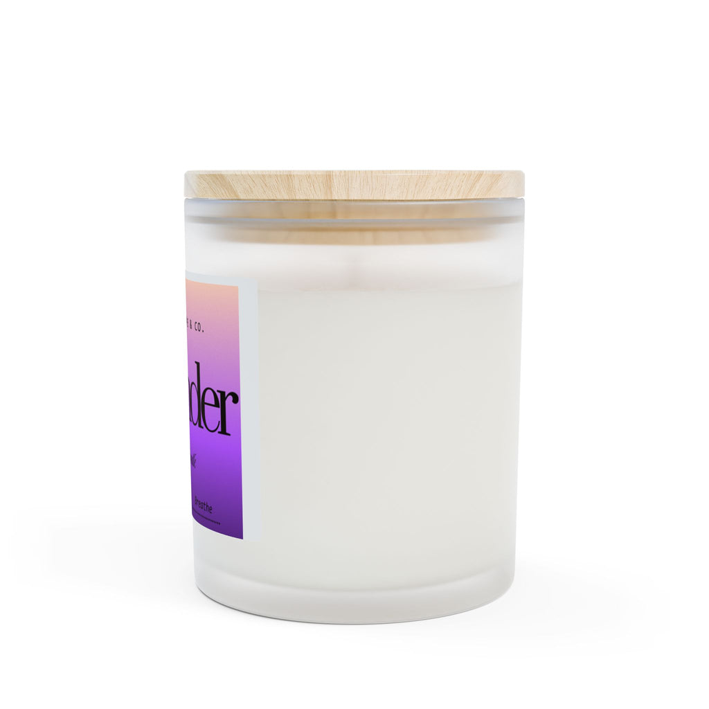 Frosted Glass Candle, 11oz