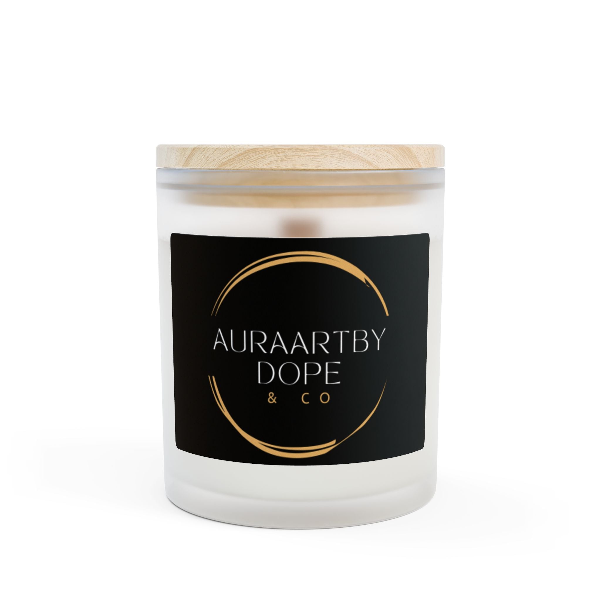 Frosted Glass Candle, 11oz