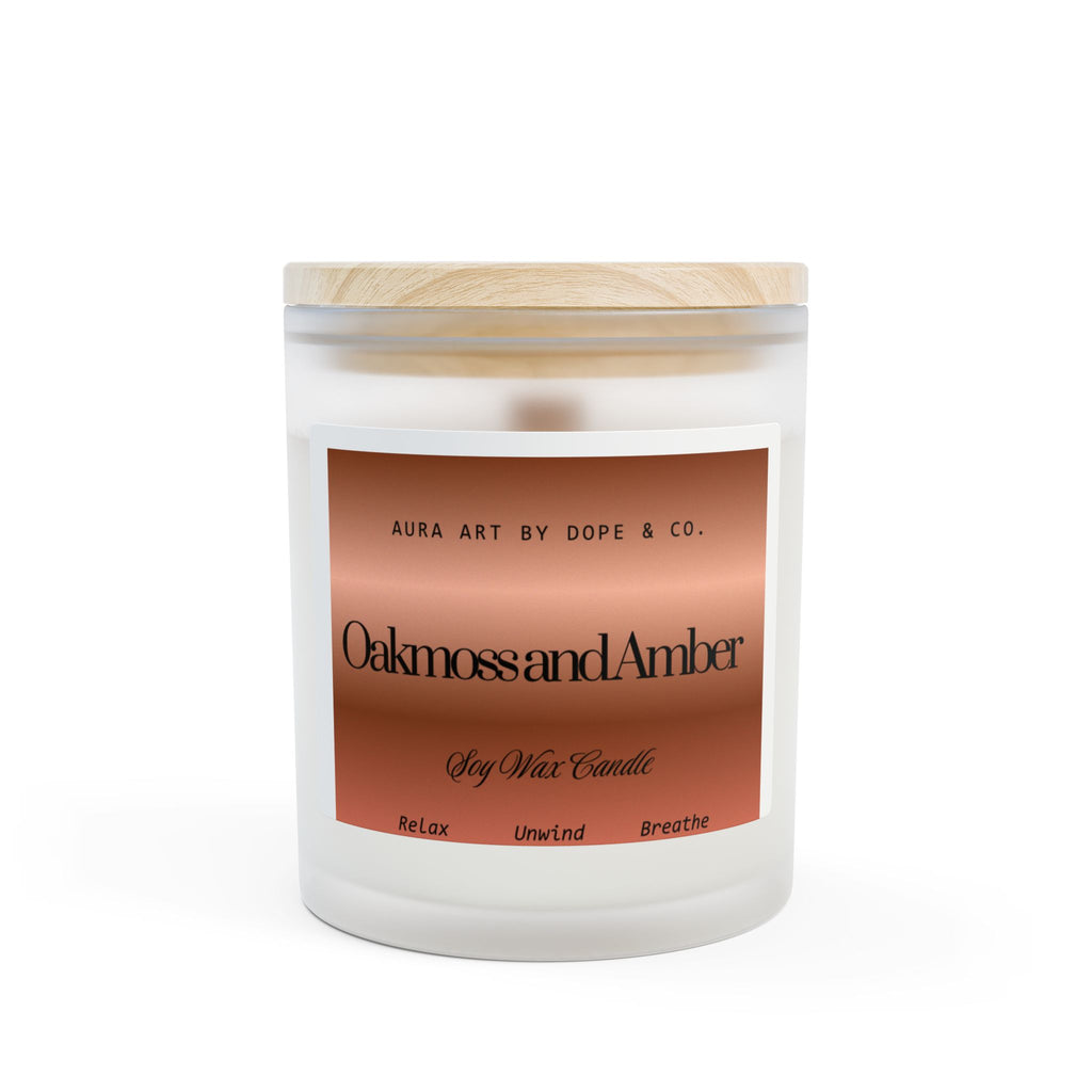 Frosted Glass Candle, 11oz