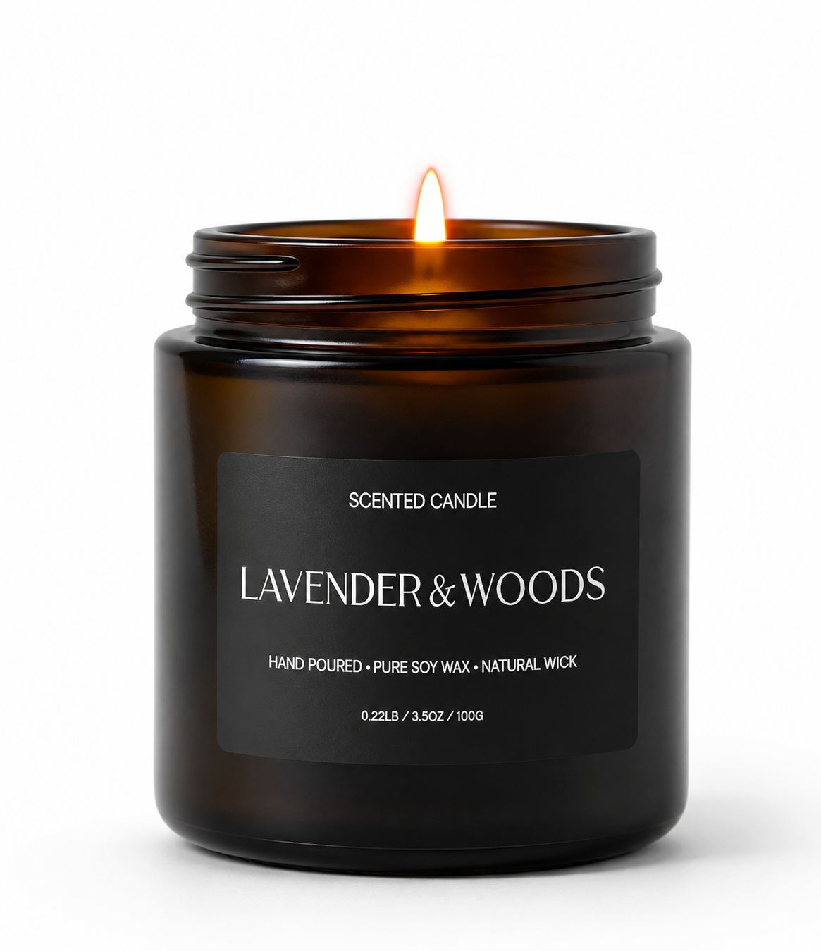 Lavender & Woods Scented Candle